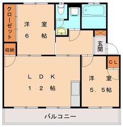 唐の原駅 徒歩6分 4階の物件間取画像